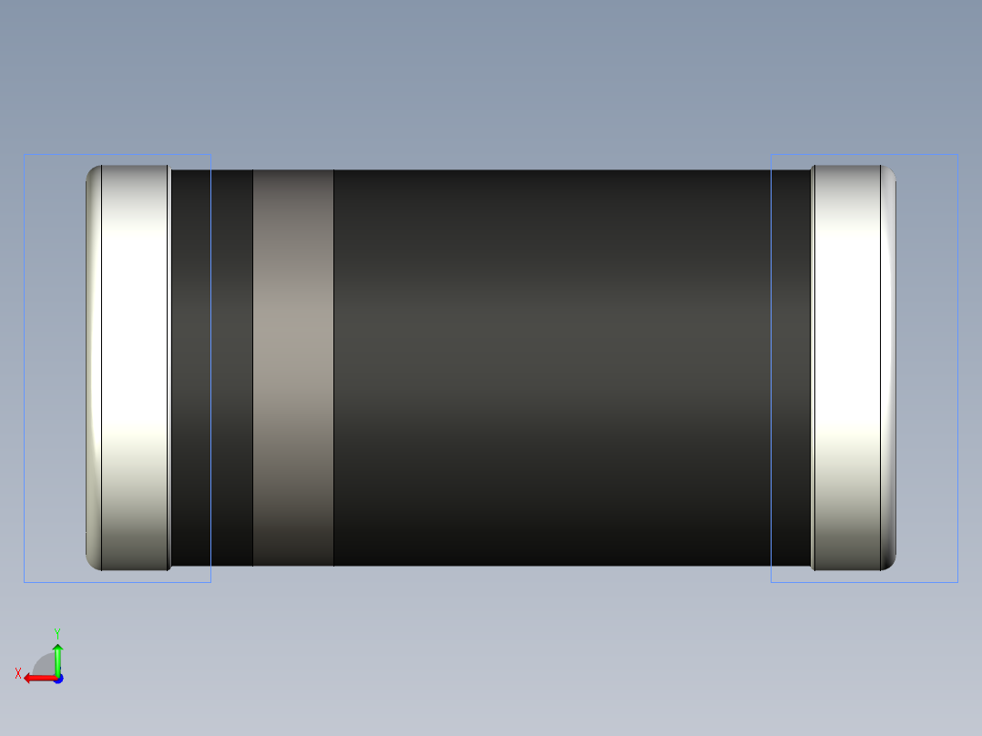 分立半导体元件封装-DO-213AB后视图