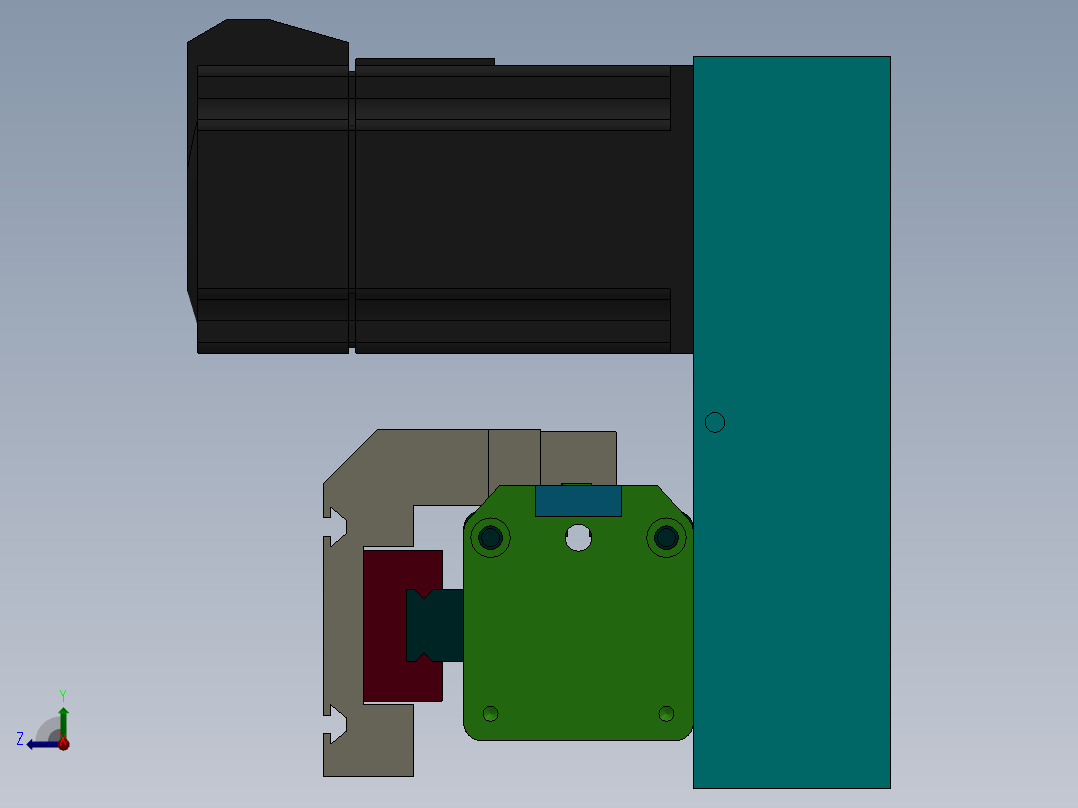 丝杆式模组DC64-TB-EG-P（100-6000mm）右视图