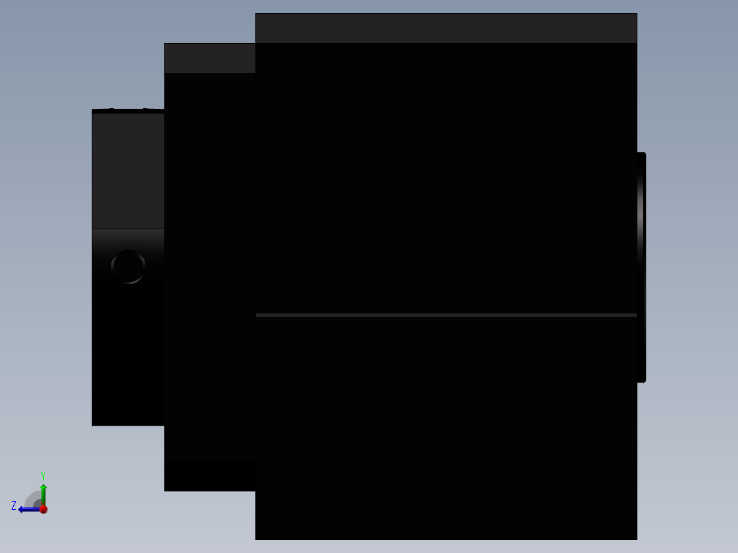 丝杆固定侧LEB21-20右视图