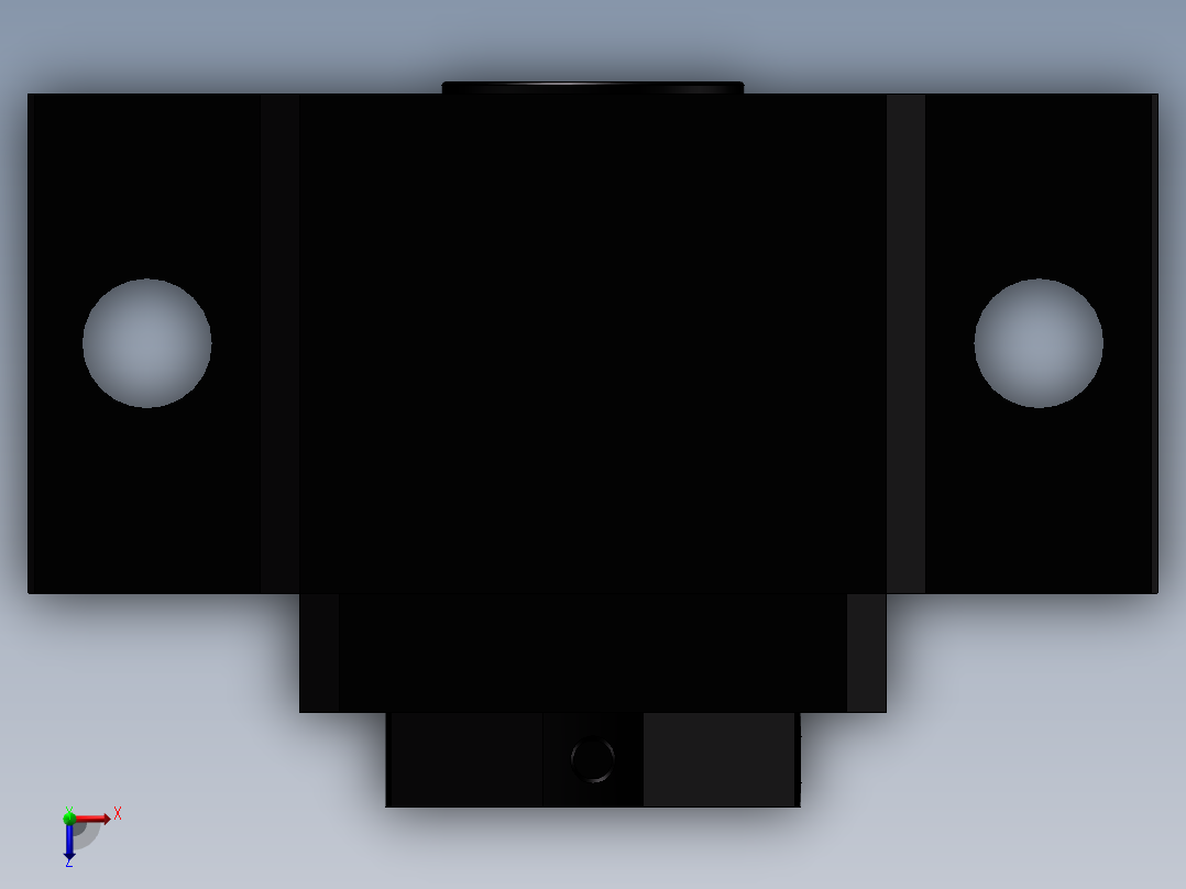 丝杆固定侧LEB21-20俯视图