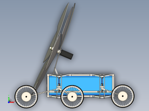 Lunar TORCH太阳能电动月球车前视缩略图