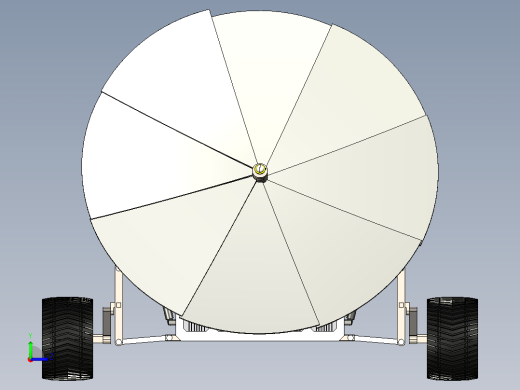Lunar TORCH太阳能电动月球车左视缩略图