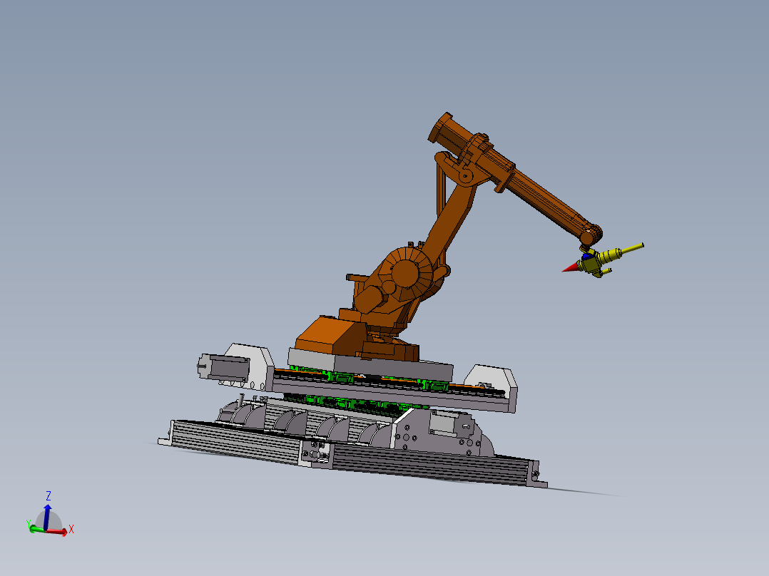 带有多轴移动底座的激光切割机械手1321074==100