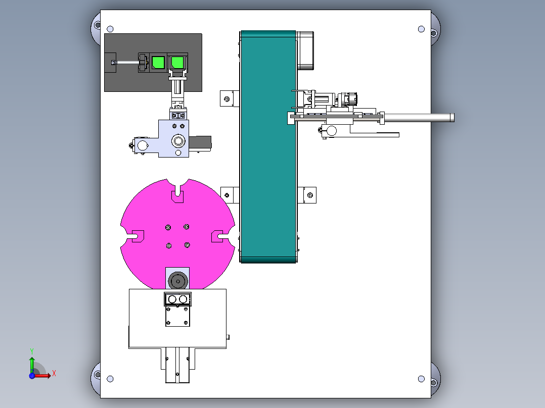 机械手上下料 001前视图