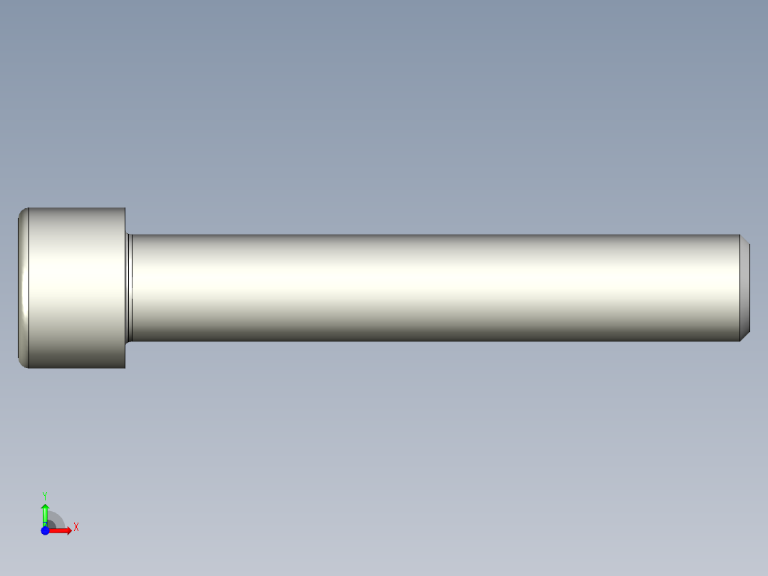 螺钉-DIN_912-M12x70.stp前视图