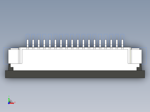 连接器 SM-FFC3B05-18-T前视缩略图
