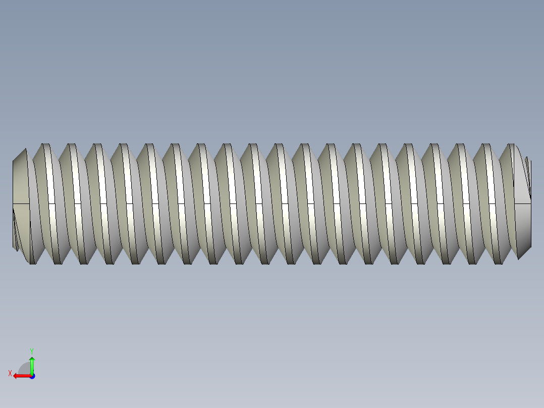 DIN 913-ISO 4026 固定螺钉-M1.4 L=6.STEP后视图
