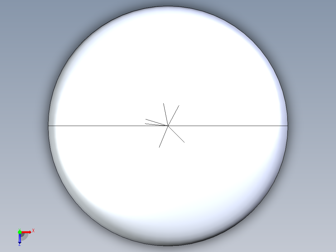 CPVC管件20-Sch80_Cap_FPT_9848-010 _1in俯视图