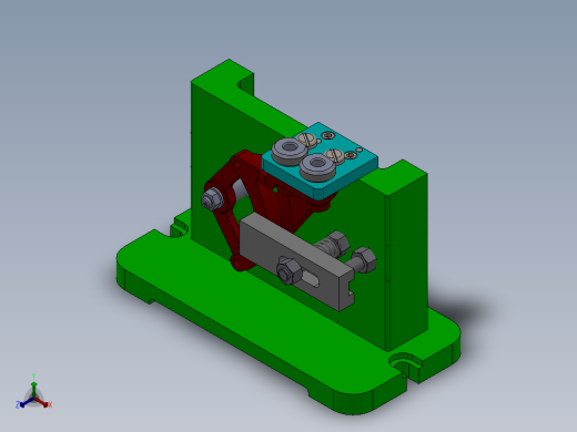 转速器盘加工工艺及钻2-φ9孔夹具设计【手动夹紧】【含三维SolidWorks】正等轴测缩略图