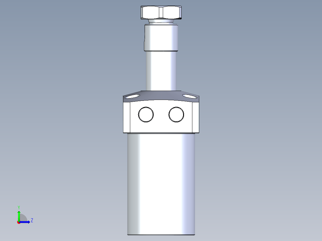 KOSMEKLHA0400-SL-Q15多系列多零件图纸模型左视图