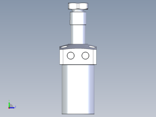 KOSMEKLHA0400-SL-Q15多系列多零件图纸模型左视缩略图