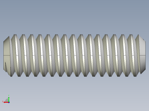 DIN 913-ISO 4026 固定螺钉-M1.8 L=6.STEP后视缩略图