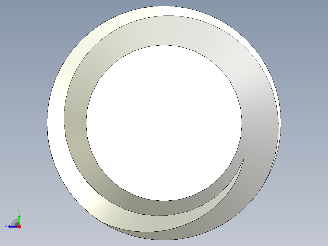 DIN 913-ISO 4026 固定螺钉-M1.8 L=6.STEP右视图