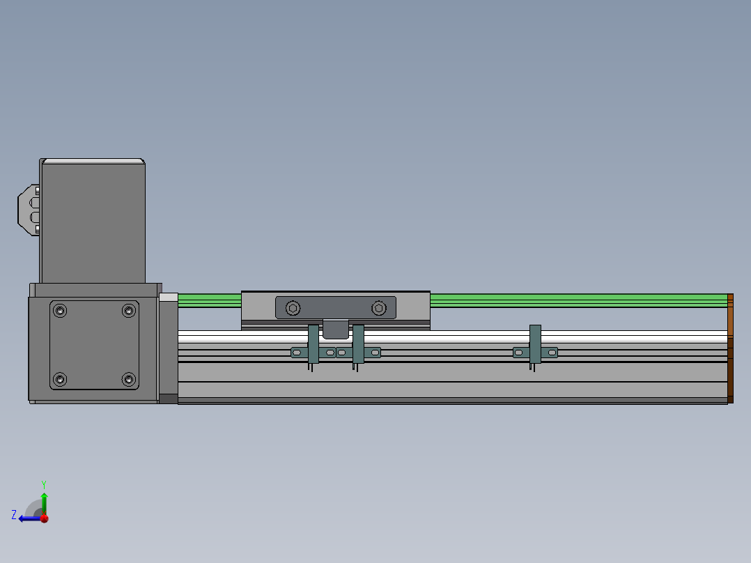 MTB同步带半封闭MTB10-RU-60右视图