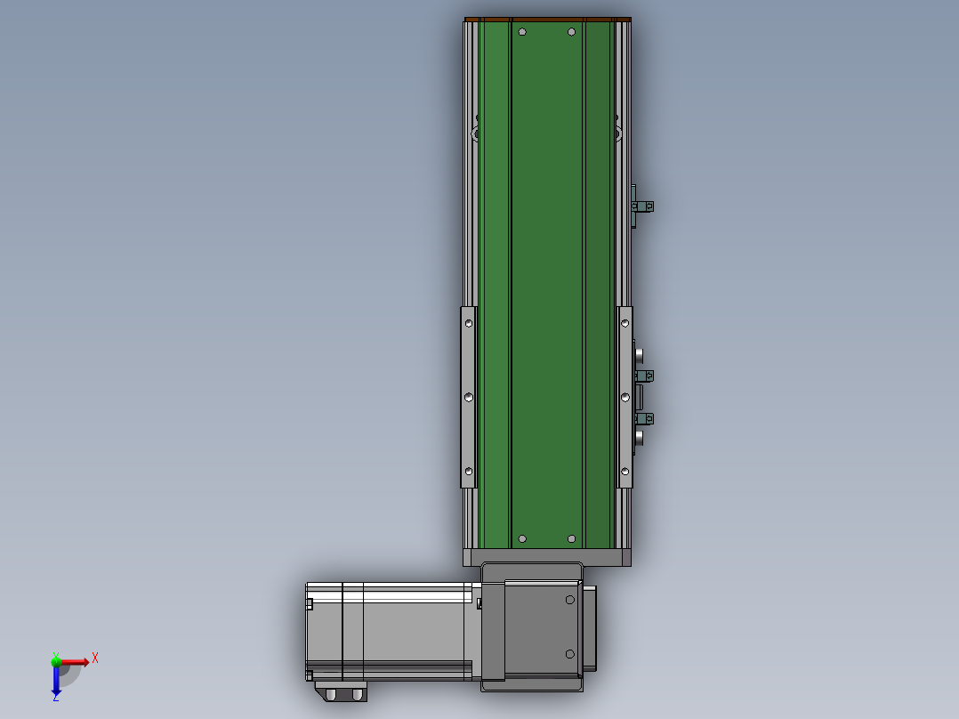 MTB同步带半封闭MTB10-RU-60俯视图