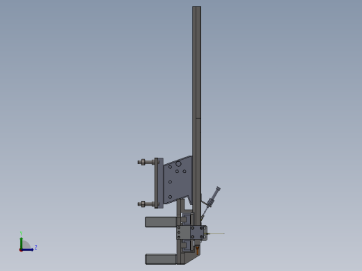 晶体组装机sw20可编辑左视缩略图