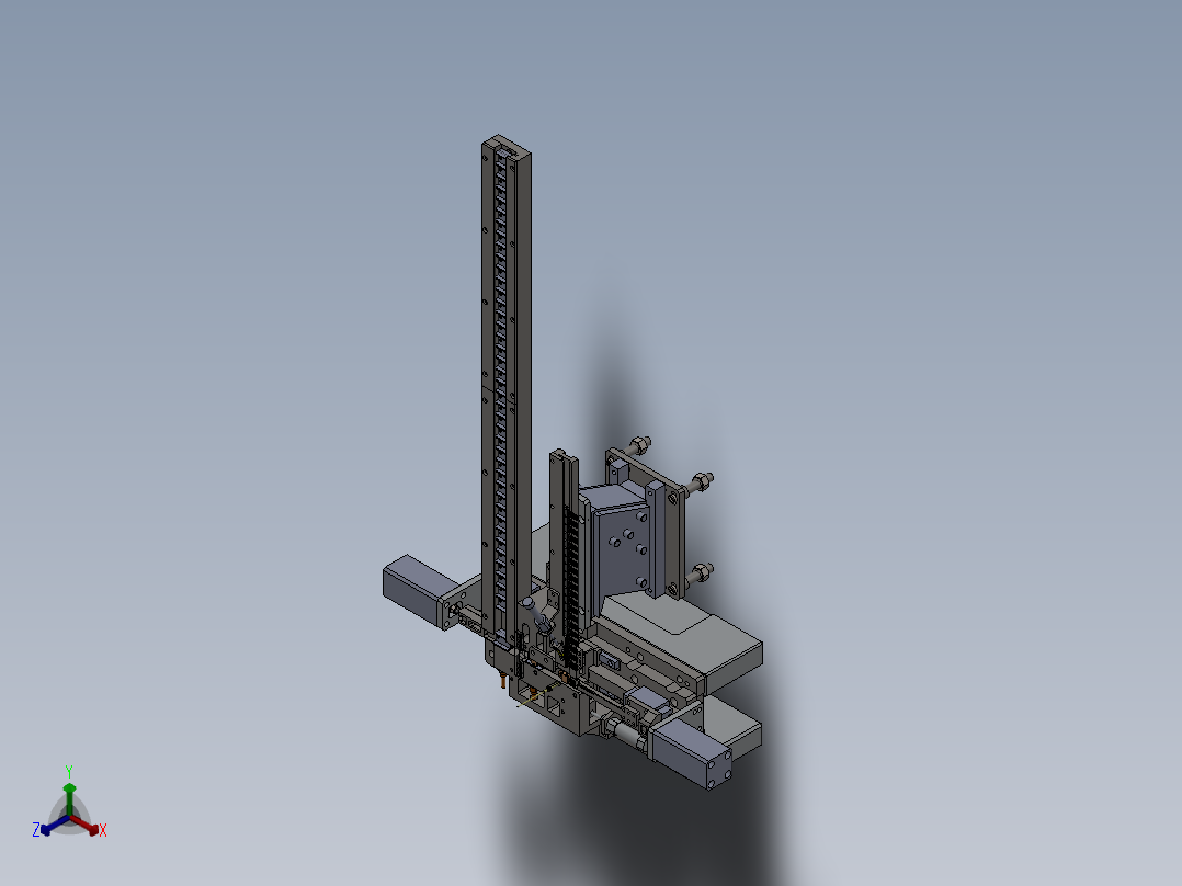 晶体组装机sw20可编辑正等轴测图