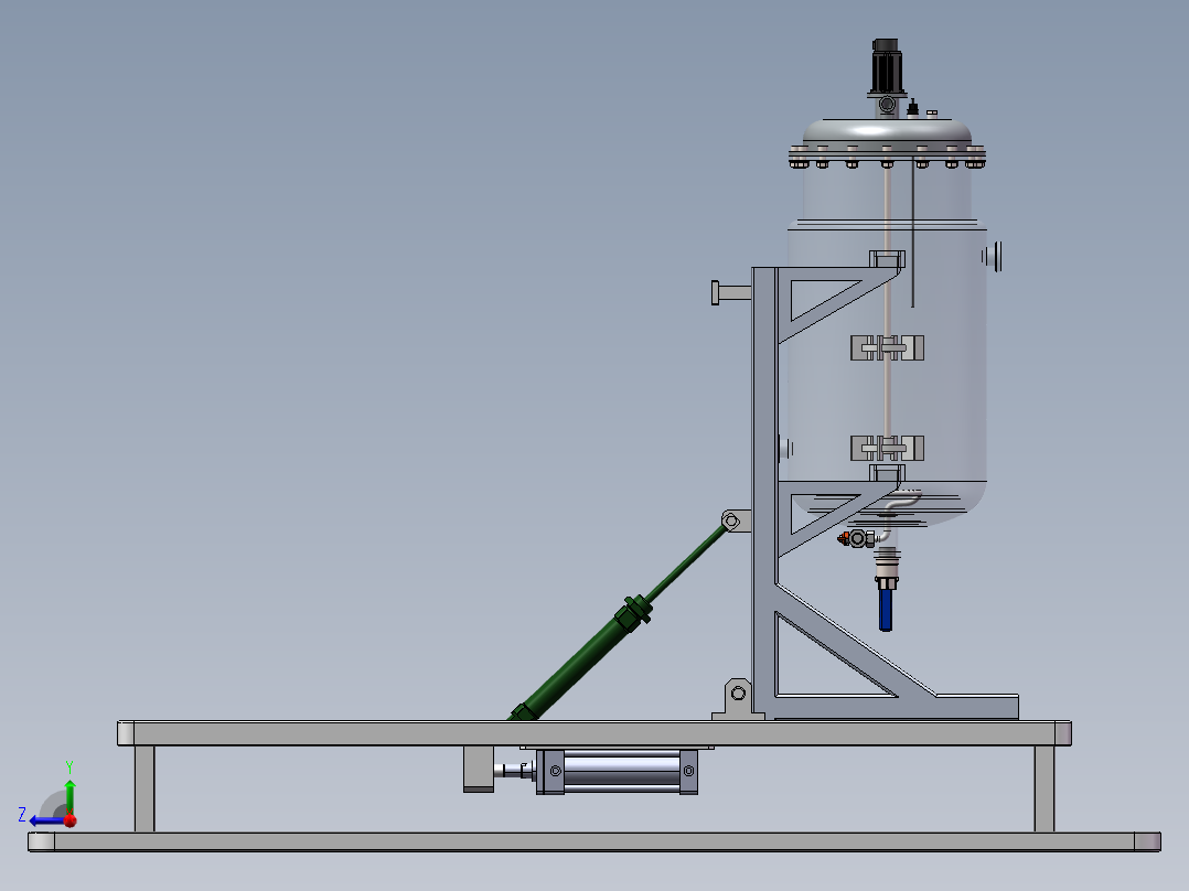 超低界面张力表面活性剂制备釜sw23右视图