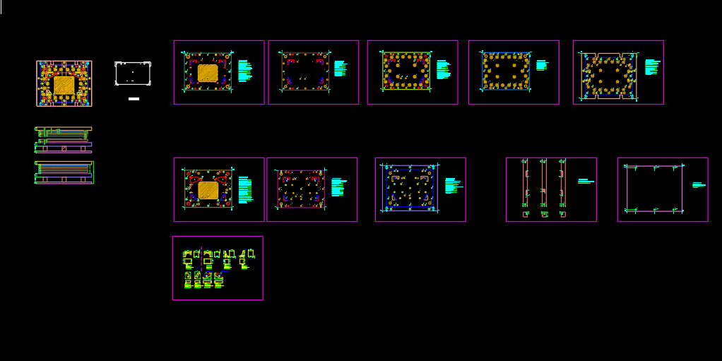 电脑外壳切角下料模具CAD设计图纸