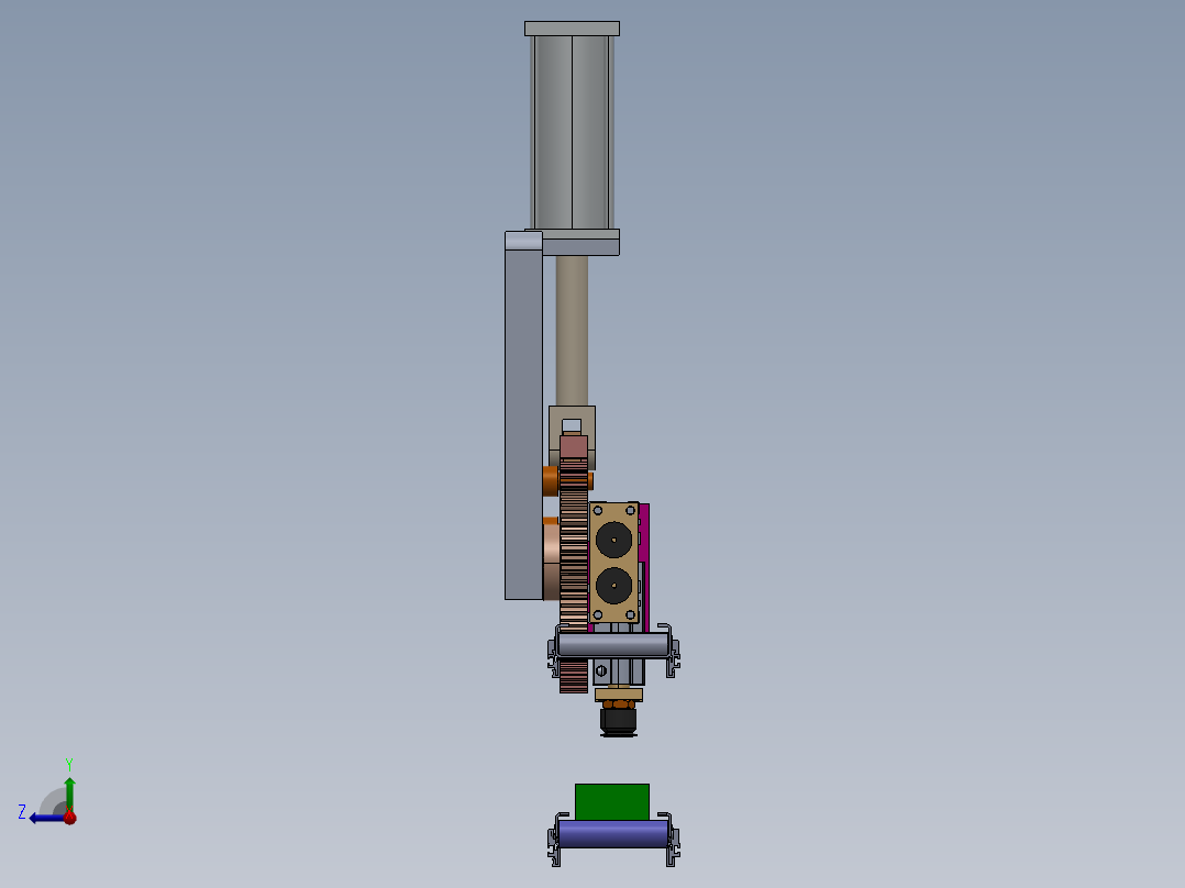 拾取和放置机构 9右视图