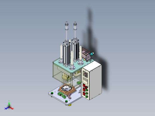 半自动铆压热熔接机