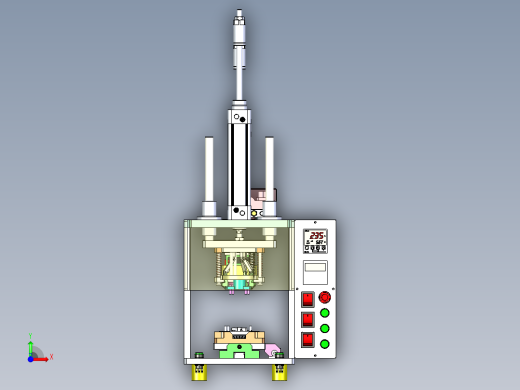 半自动铆压热熔接机前视缩略图