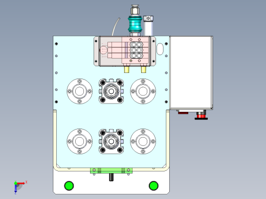 半自动铆压热熔接机俯视缩略图