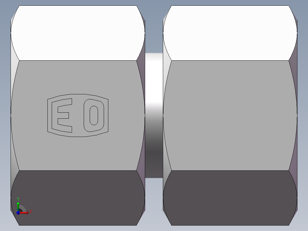 3C+3D 组合接头、3D-18前视图