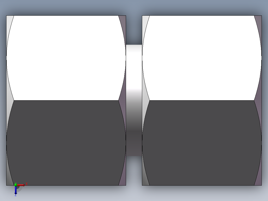 3C+3D 组合接头、3D-18俯视图