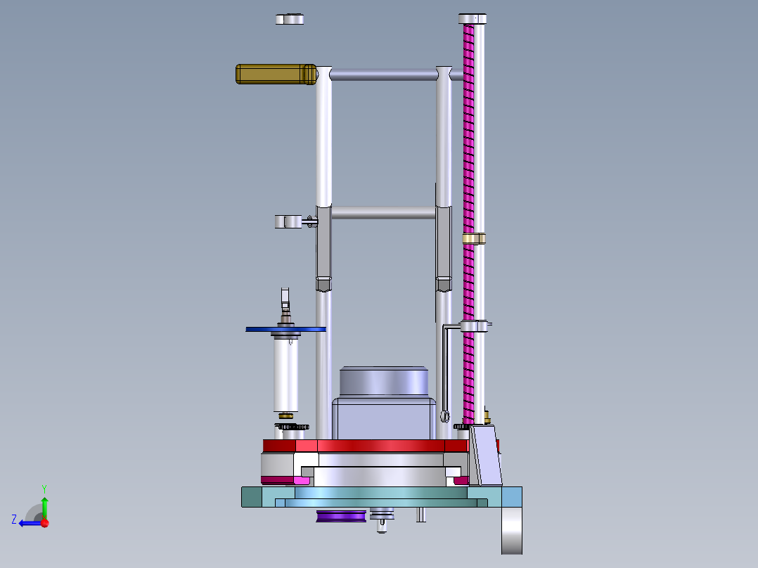 草绳缠绕机右视图