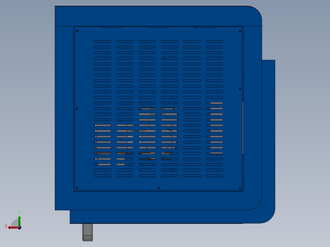 微波炉(2)后视图