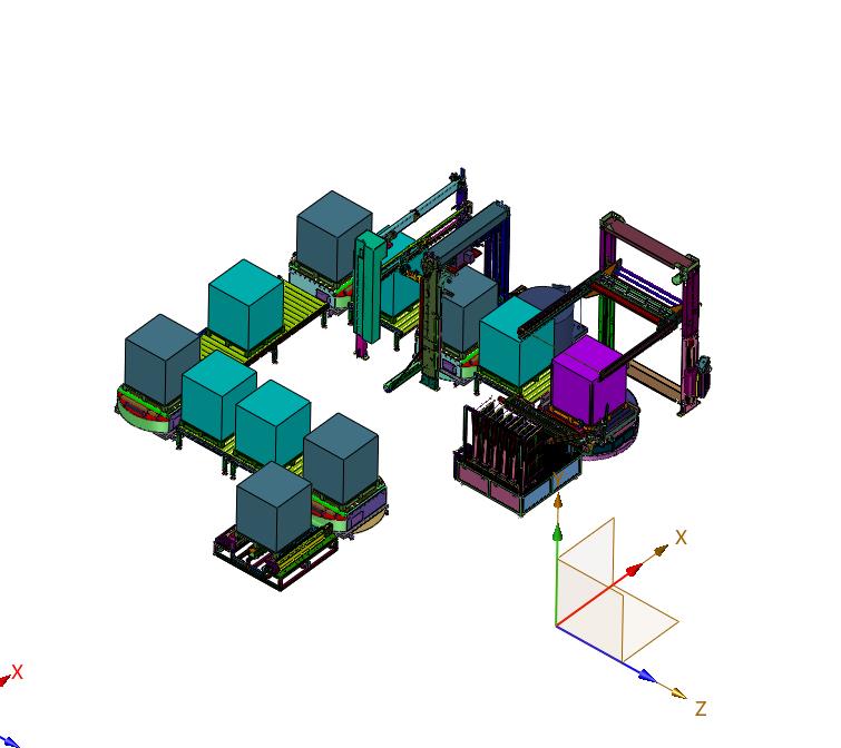 组合式捆扎缠绕包装一体机