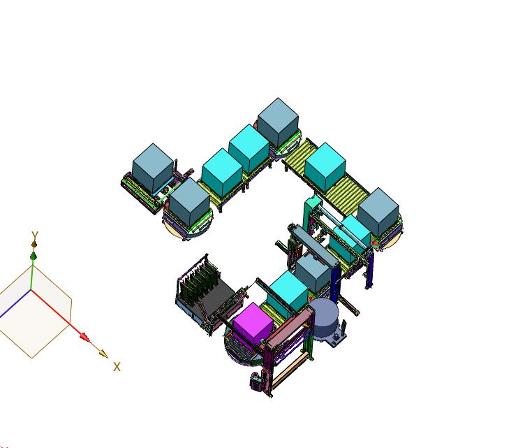 组合式捆扎缠绕包装一体机