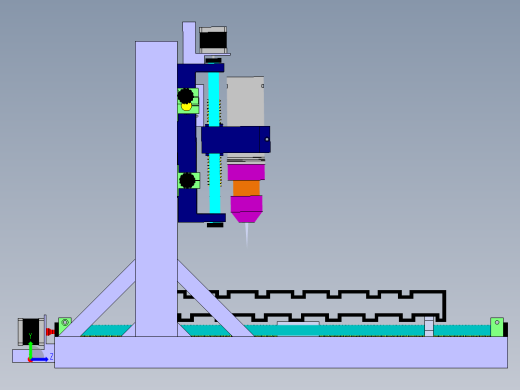 3018数控机床左视缩略图