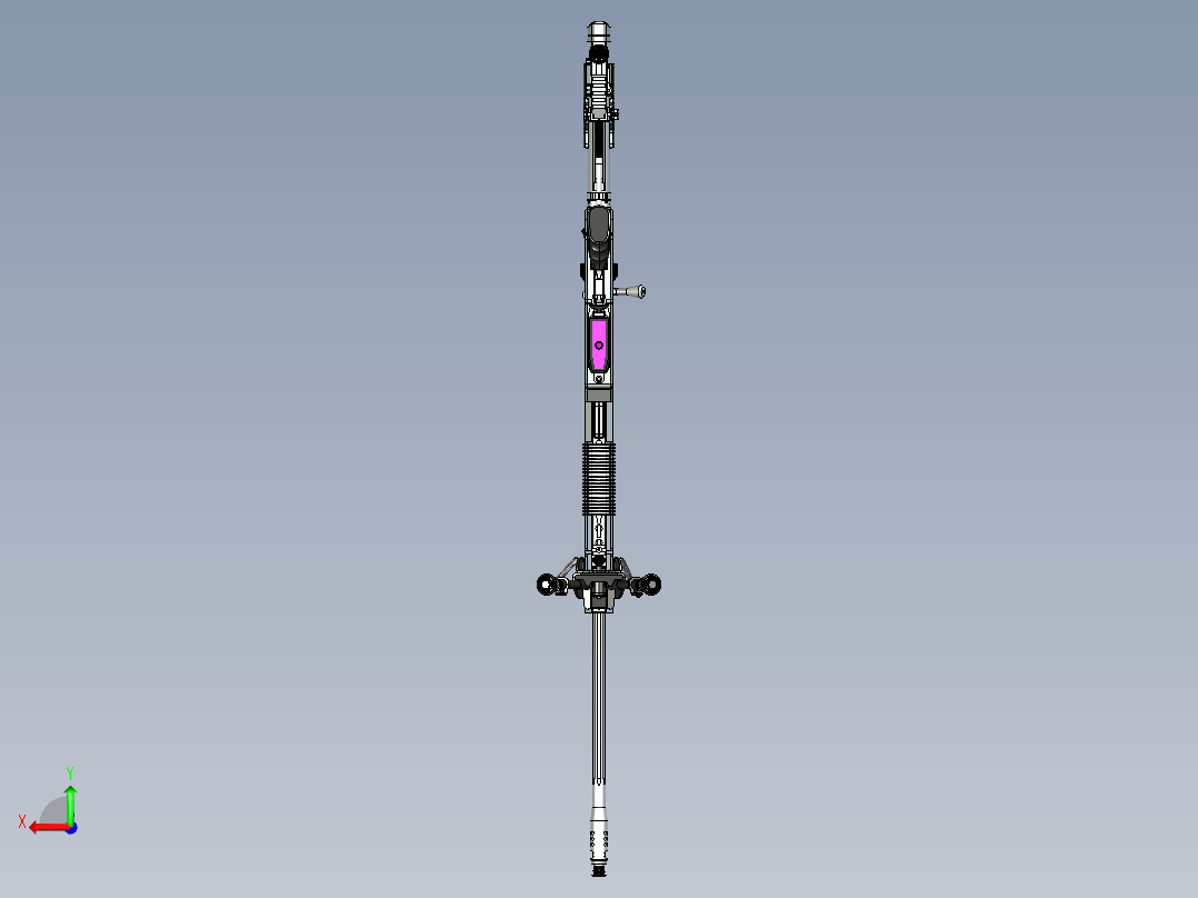 手枪左轮冲锋枪老式狙击步枪设计3D图纸sniper-rifle-19 STP后视图