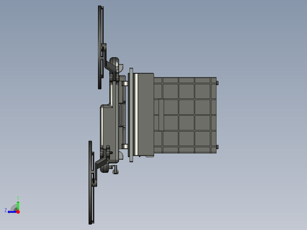 电池无人机测试右视图