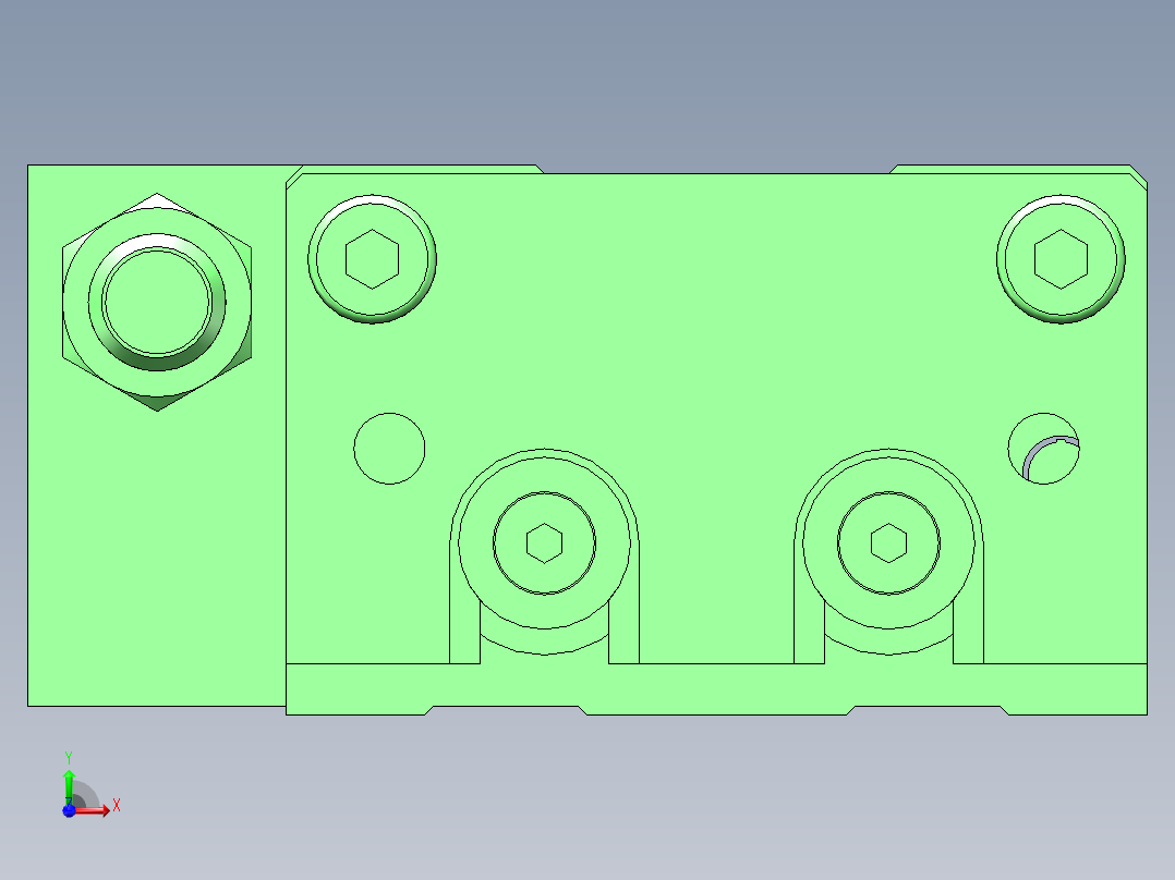 气缸MDX12x50-SG2AM2前视图