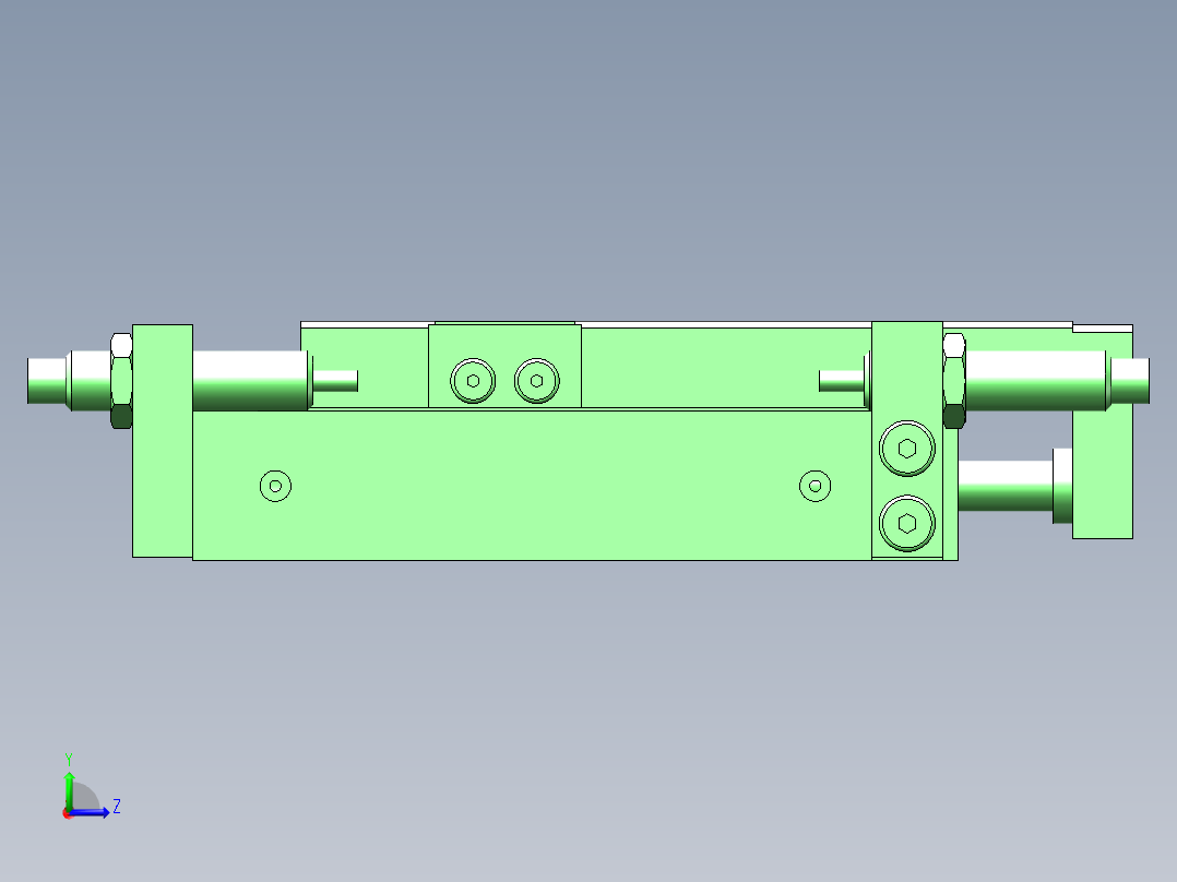 气缸MDX12x50-SG2AM2左视图