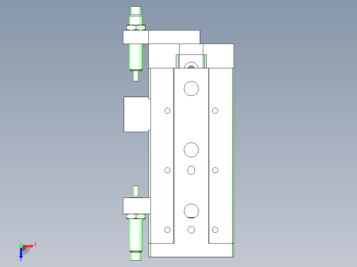 气缸MDX12x50-SG2AM2俯视缩略图