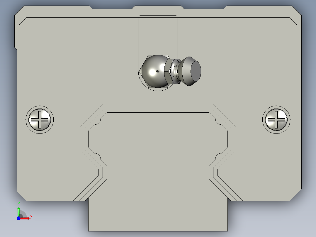 HGH-CAHGH-HA滚珠式线性滑轨直线导轨HGH35CA2R2400Z0CIE2前视图
