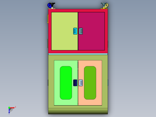 直线度自动检测机俯视缩略图