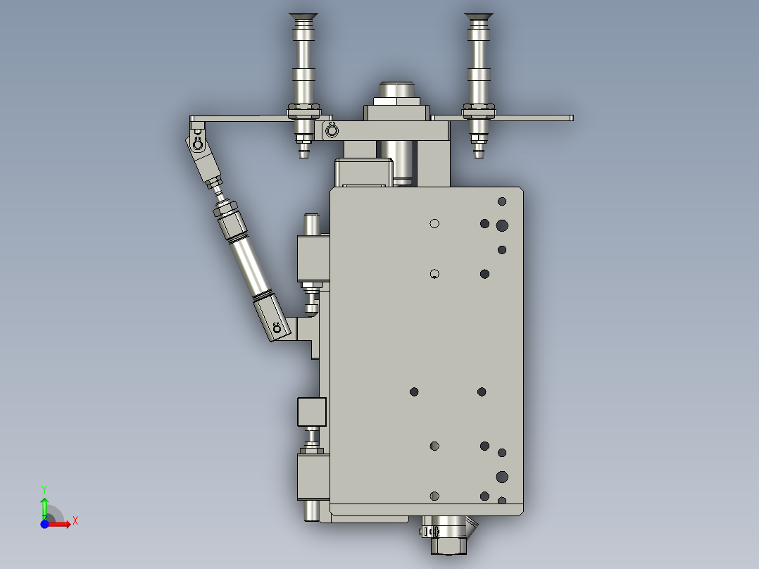 YSZ150B-03-08负极料盒机械手前视图