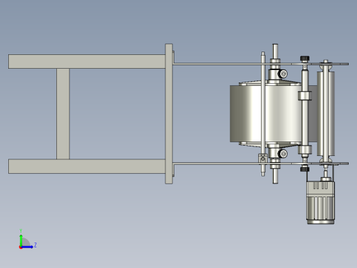 卷带送料装置左视缩略图