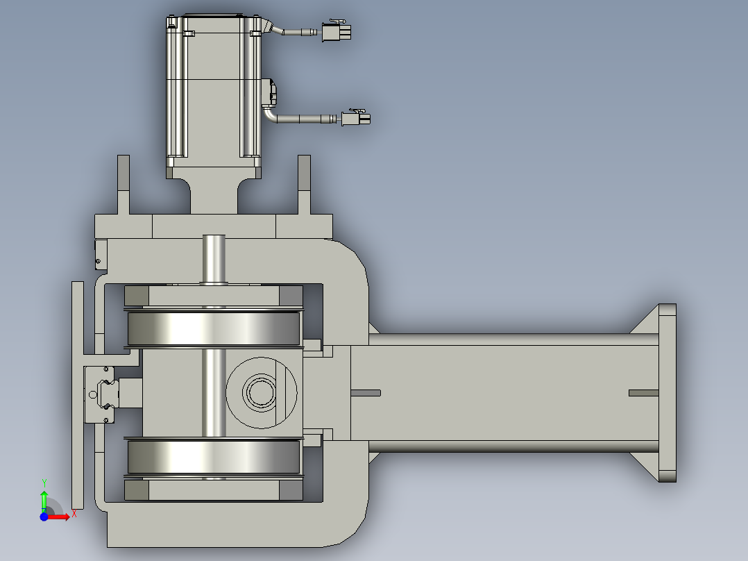 DX231007A-FJ231007A-50000伸缩机构前视图