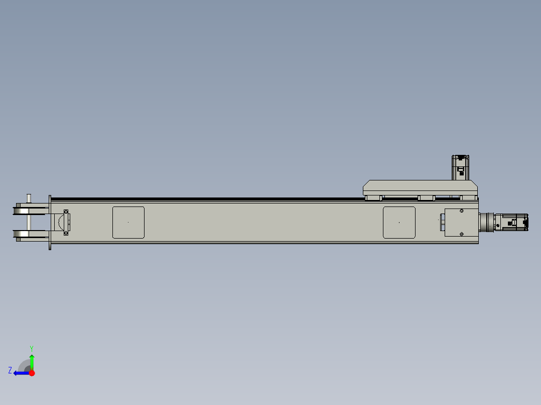 DX231007A-FJ231007A-50000伸缩机构右视图