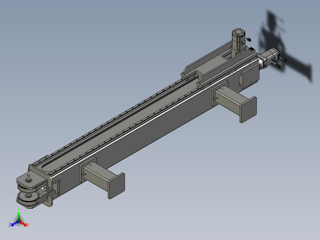 DX231007A-FJ231007A-50000伸缩机构正等轴测图