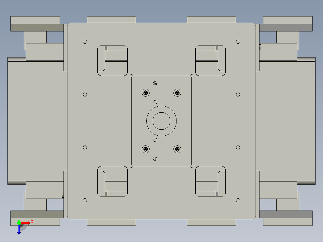 电芯爪3-10俯视图