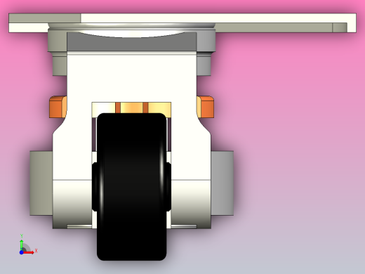 脚轮CGT01-60-N前视缩略图