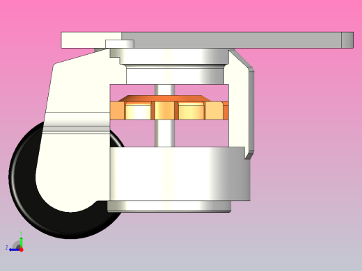 脚轮CGT01-60-N右视缩略图