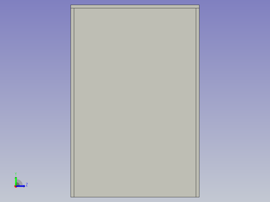 标准件-工具小桌-V1左视图